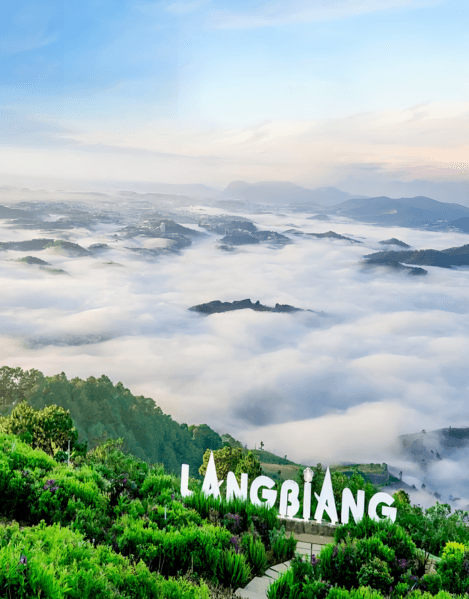 Núi và cung trekking LangBiang